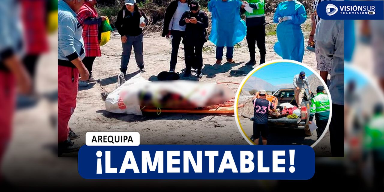 AREQUIPA: ENCUENTRAN EL CUERPO SIN VIDA DE JOVEN CUZQUEÑO QUE FUE REPORTADO COMO DESAPARECIDO