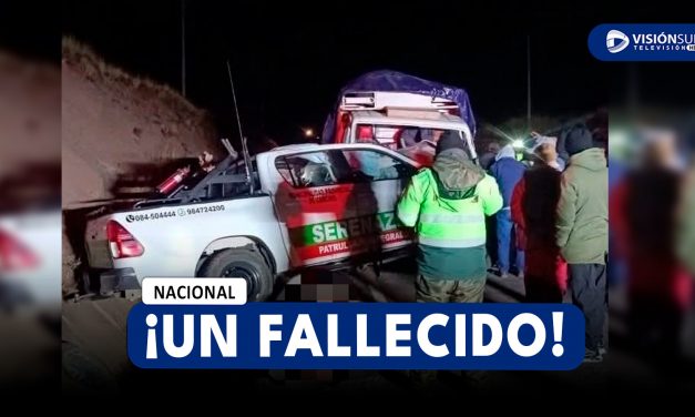 NACIONAL: FUERTE CHOQUE EN LA VÍA JULIACA – AYAVIRI DEJA UNA PERSONA SIN VIDA Y VARIOS HERIDOS