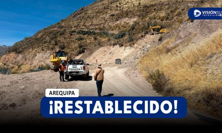AREQUIPA: RESTABLECEN TRÁNSITO EN VÍA MACA-CABANACONDE TRAS FALLA GEOLÓGICA EN EL VALLE DEL COLCA
