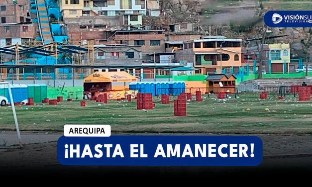 AREQUIPA: VECINOS DENUNCIAN GRAN BULLA Y PERSONAS QUE CONTINUABAN BEBIENDO ALCOHOL TRAS SERENATA POR ANIVERSARIO DE MARIANO MELGAR