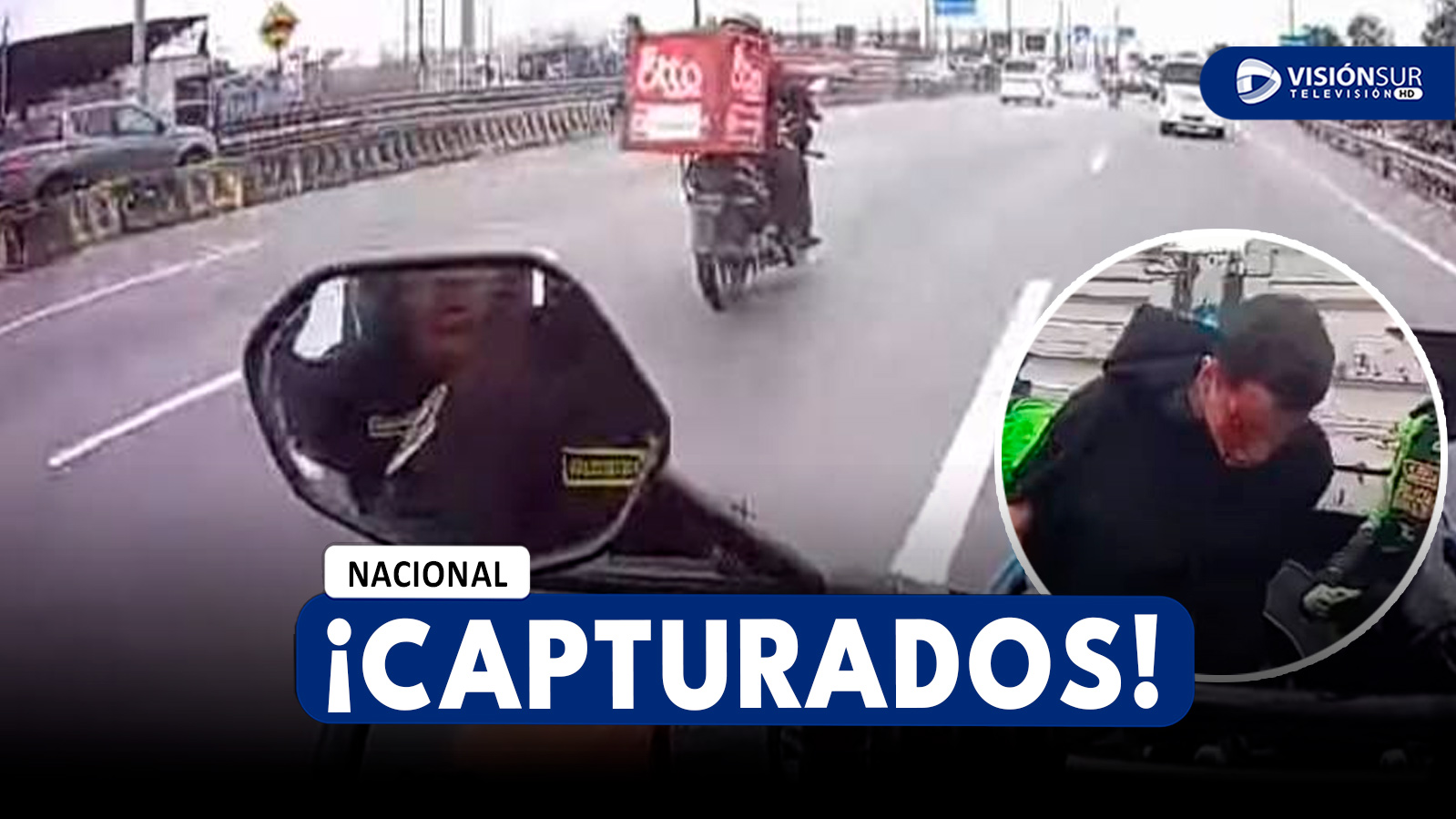 NACIONAL: DETIENEN A DOS PRESUNTOS DELINCUENTES ACUSADO DE EXTORSIONAR TRANSPORTISTAS TRAS FEROZ PERSECUCIÓN EN LIMA