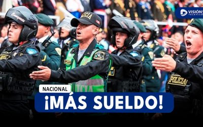 NACIONAL: GOBIERNO ANUNCIA ALZA SALARIAL Y DE PENSIONES PARA POLICÍAS Y MILITARES EN 2026