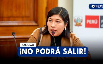 NACIONAL: PODER JUDICIAL IMPONE IMPEDIMENTO DE SALIDA DEL PAÍS A BETSSY CHÁVEZ POR 10 MESES