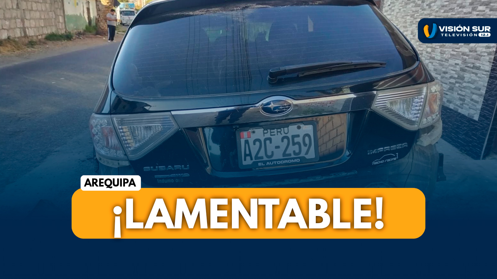 AREQUIPA: MADRE DE FAMILIA PIERDE LA VIDA LUEGO DE SER ATROPELLADA POR CONDUCTOR EN SOCABAYA