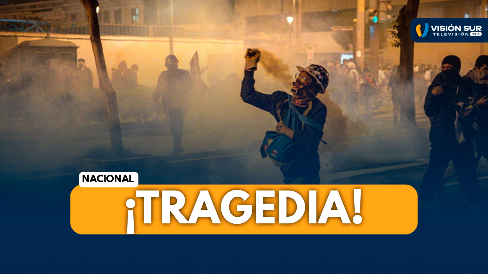 NACIONAL: TRAGEDIA EN MARCHA NACIONAL: MUERE “TRVKO”, EL PRIMER FALLECIDO DEL GOBIERNO DE JOSÉ JERÍ