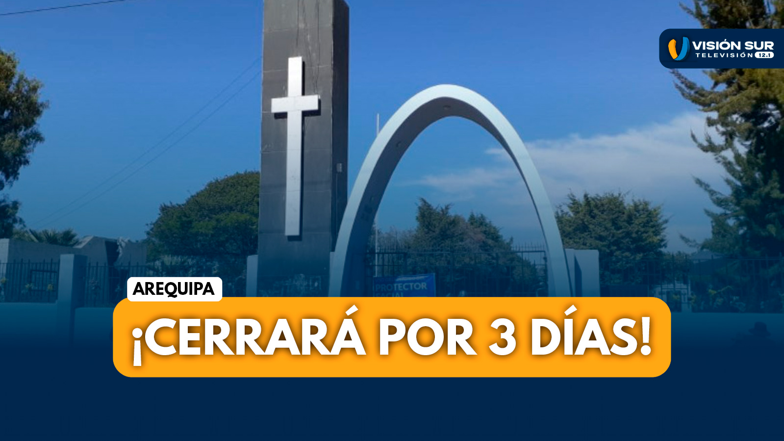 AREQUIPA: EL CEMENTERIO LA APACHETA SERÁ CERRADO DESDE EL LUNES 27 AL 29 DE OCTUBRE PARA TRABAJOS DE FUMIGACIÓN