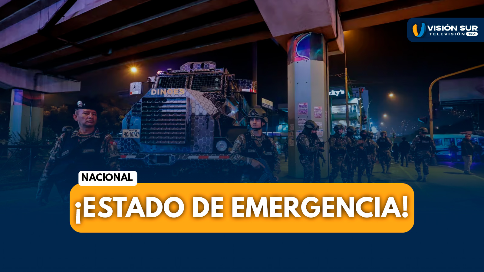 NACIONAL: GOBIERNO DECRETA ESTADO DE EMERGENCIA POR 30 DÍAS EN LIMA Y CALLAO PARA COMBATIR CRIMINALIDAD DESDE ESTE 22 DE OCTUBRE