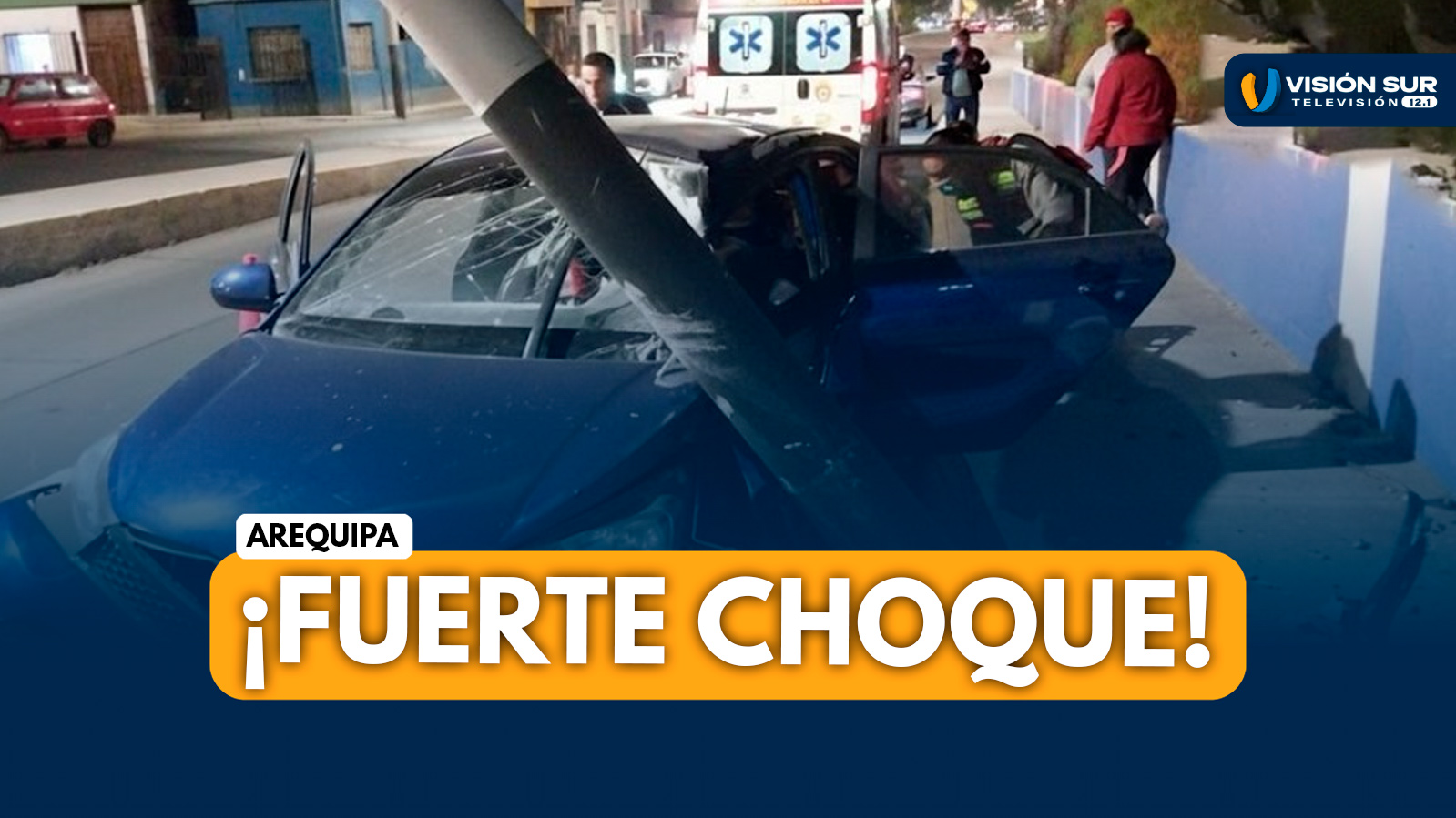 AREQUIPA: FUERTE CHOQUE EN LA AVENIDA LA MARINA DEJA UN HERIDO Y GENERA CAOS VEHICULAR
