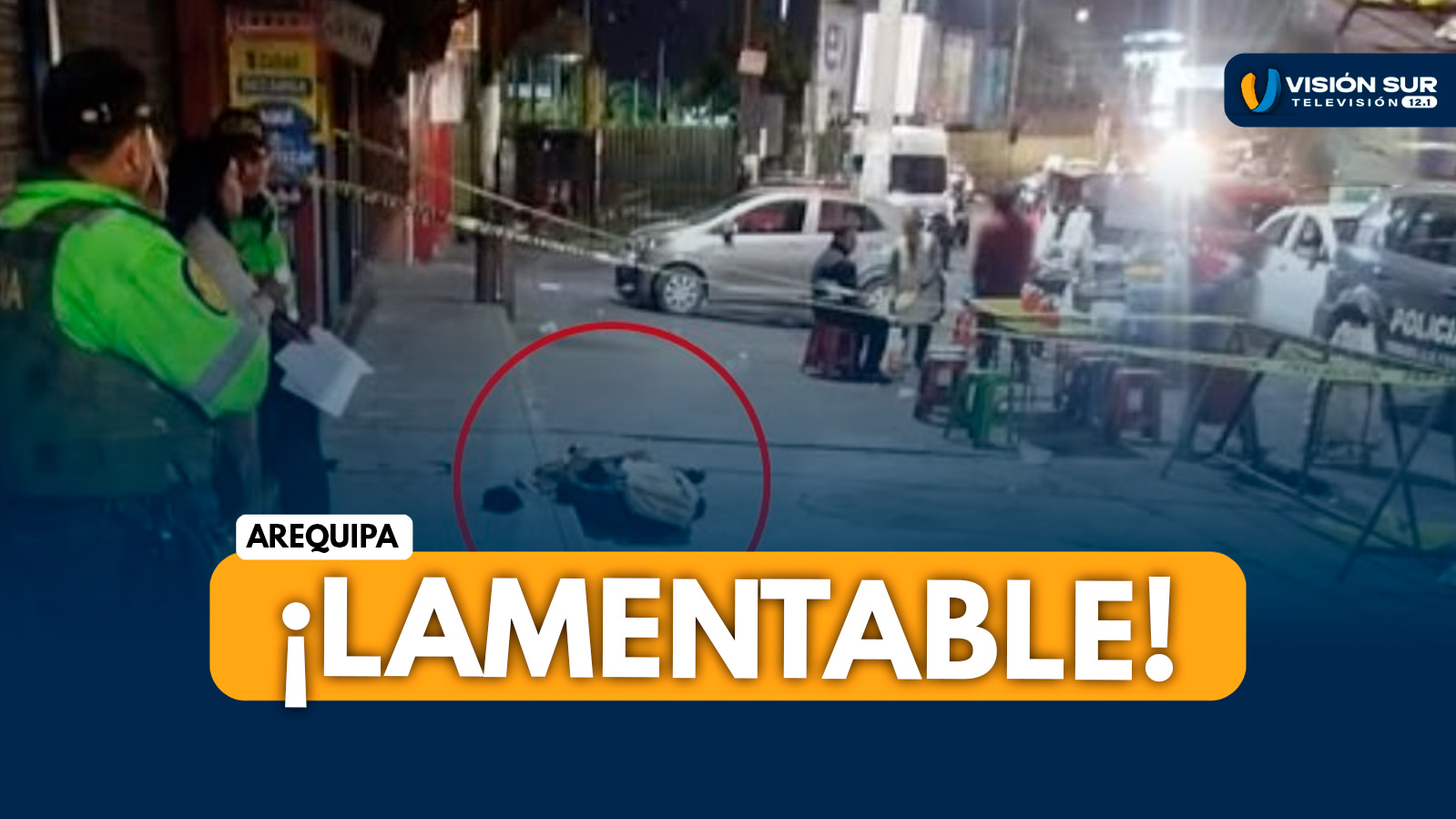 AREQUIPA: ENCUENTRAN EL CUERPO SIN VIDA DE UN VARÓN POR INMEDIACIONES DEL TERMINAL TERRESTRE