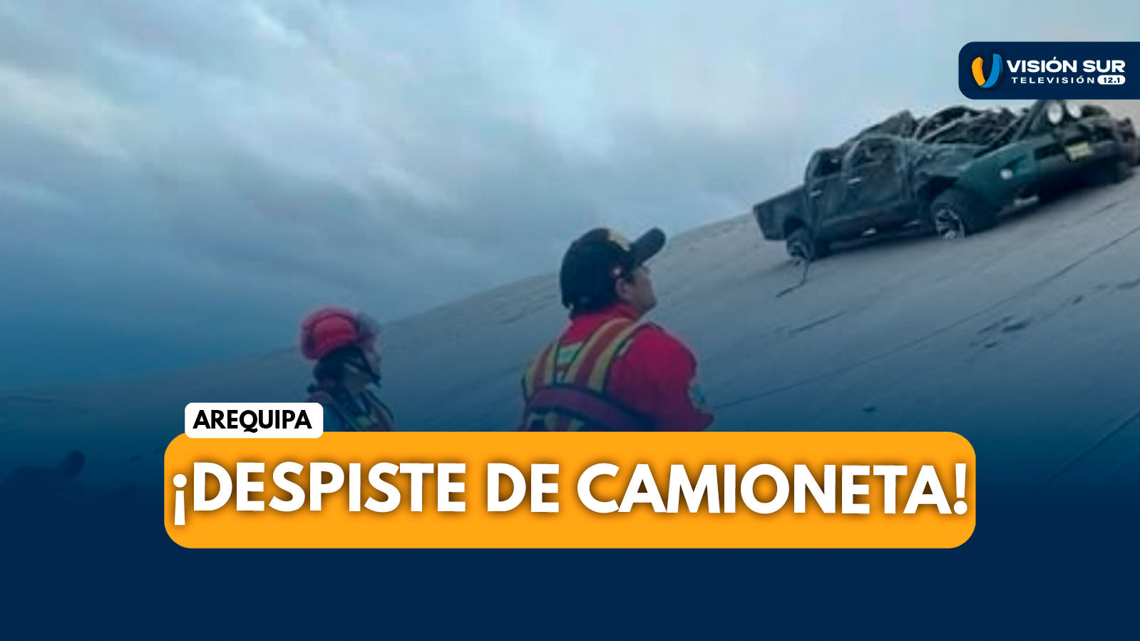 AREQUIPA: UN MUERTO Y UN BEBÉ GRAVE TRAS DESPISTE DE CAMIONETA EN CALETA DEL INCA