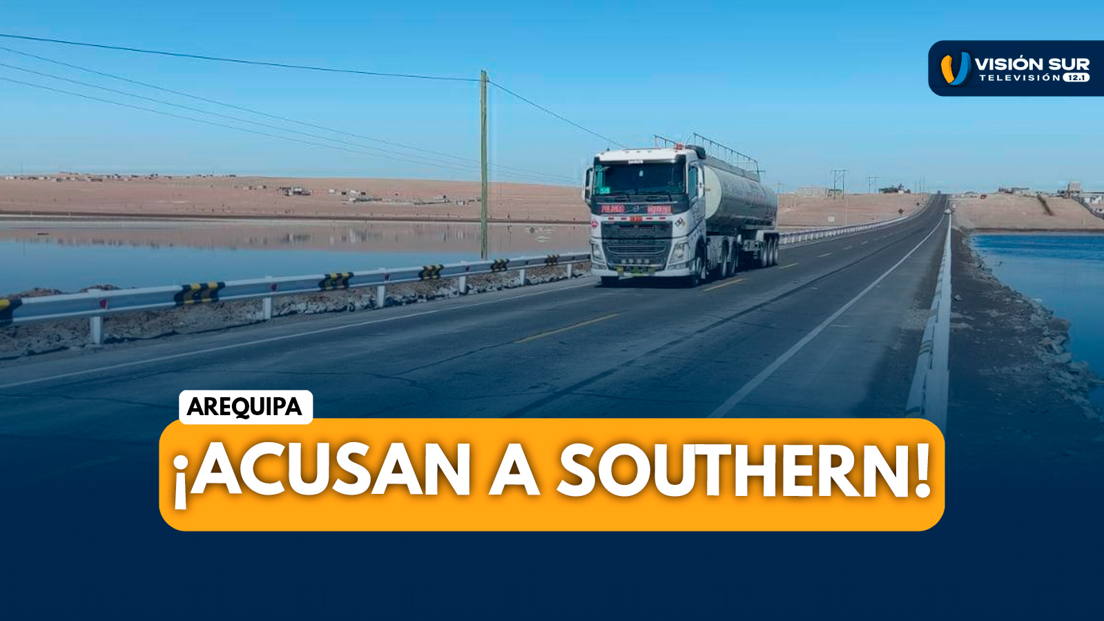 AREQUIPA: VECINOS DE LA JOYA ACUSAN A SOUTHERN PERÚ DE SECAR LA LAGUNA SAN CAMILO POR PRESUNTA EXTRACCIÓN MASIVA DE AGUA