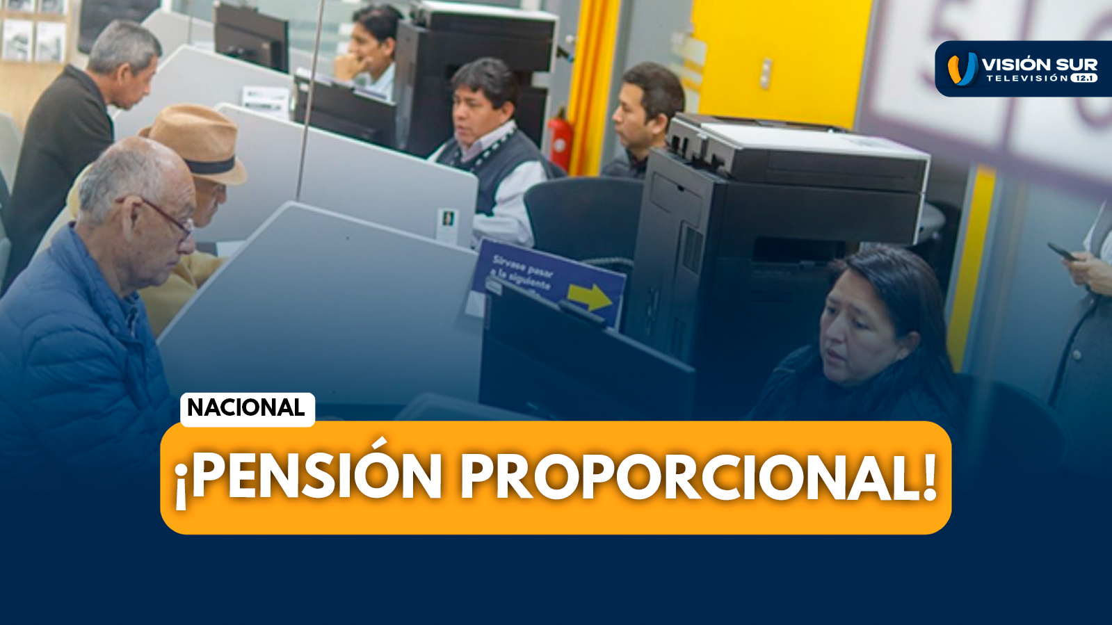 NACIONAL: ONP PERMITE ACCEDER A UNA PENSIÓN PROPORCIONAL DESDE LOS 10 AÑOS DE APORTES Y MÁS DE 60 MIL PERUANOS YA SE BENEFICIAN