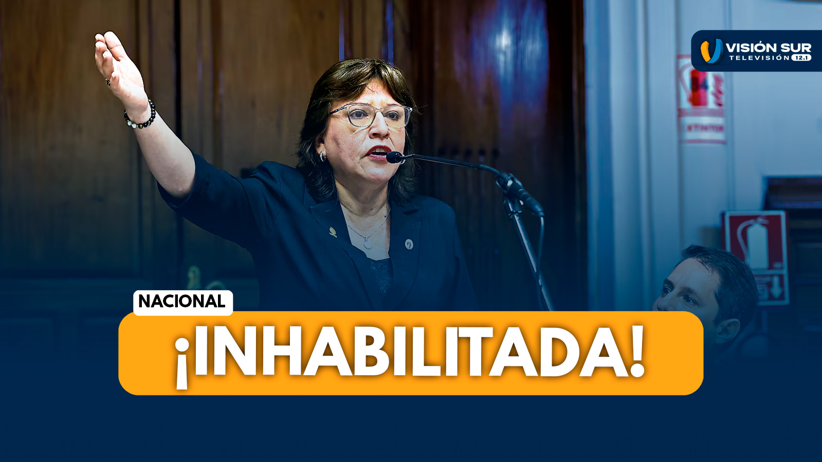 NACIONAL: CONGRESO INHABILITA POR 10 AÑOS A LA FISCAL DELIA ESPINOZA TRAS TENSO DEBATE Y SORPRESIVO GIRO DE VOTOS