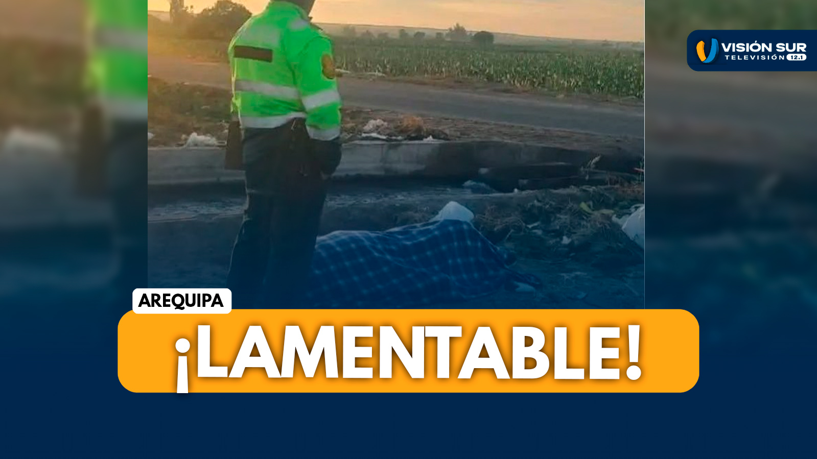 AREQUIPA: JOVEN MUERE TRAS CAER CON SU MOTOCICLETA A CANAL DE AGUA EN MAJES LUEGO DE SER ARRASTRADO VARIOS METROS