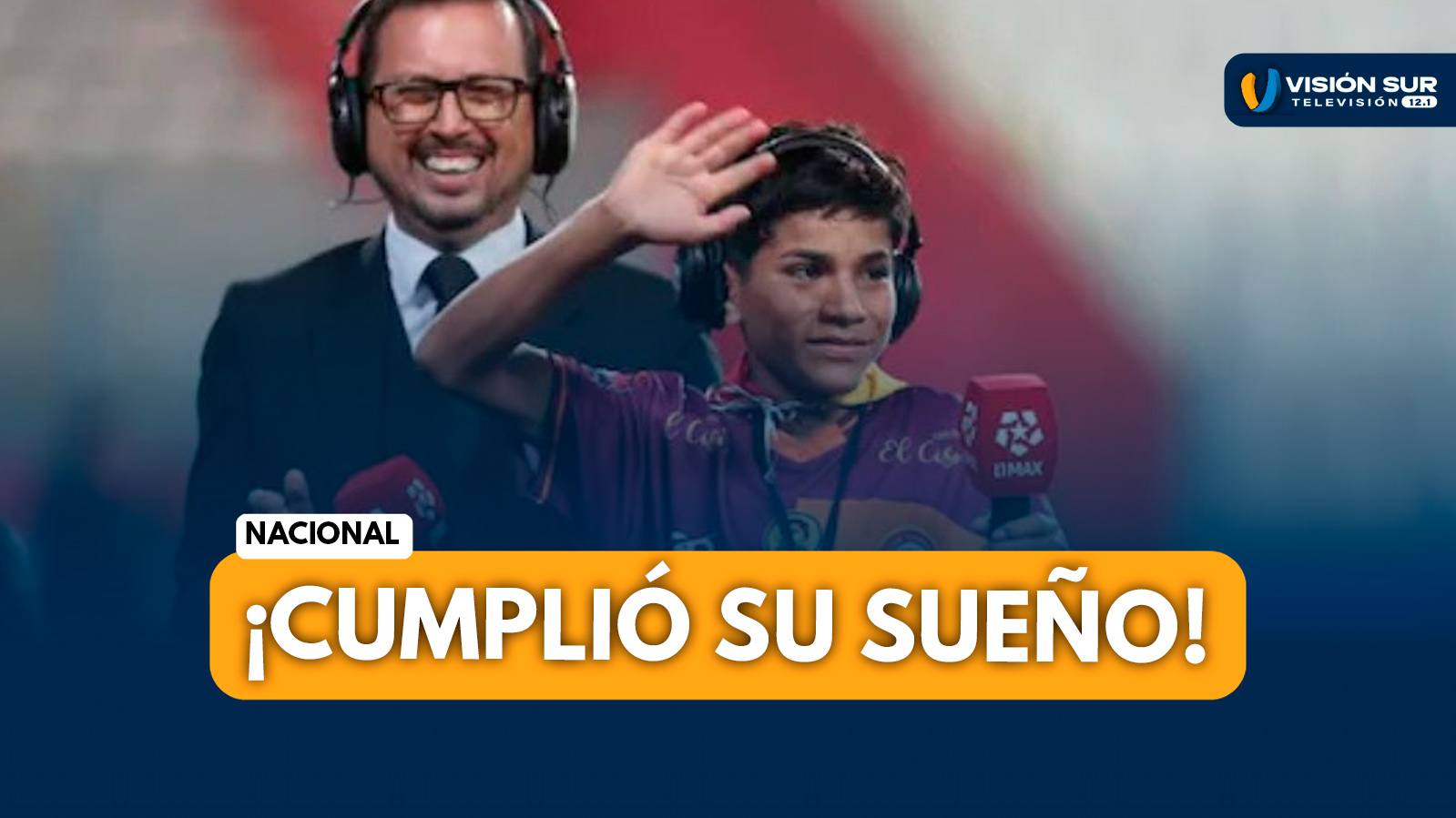 NACIONAL: CLIVER HUAMÁN, NARRADOR DE 15 AÑOS, DEBUTÓ EN LA SEMIFINAL SPORTING CRISTAL VS. ALIANZA LIMA POR L1 MAX