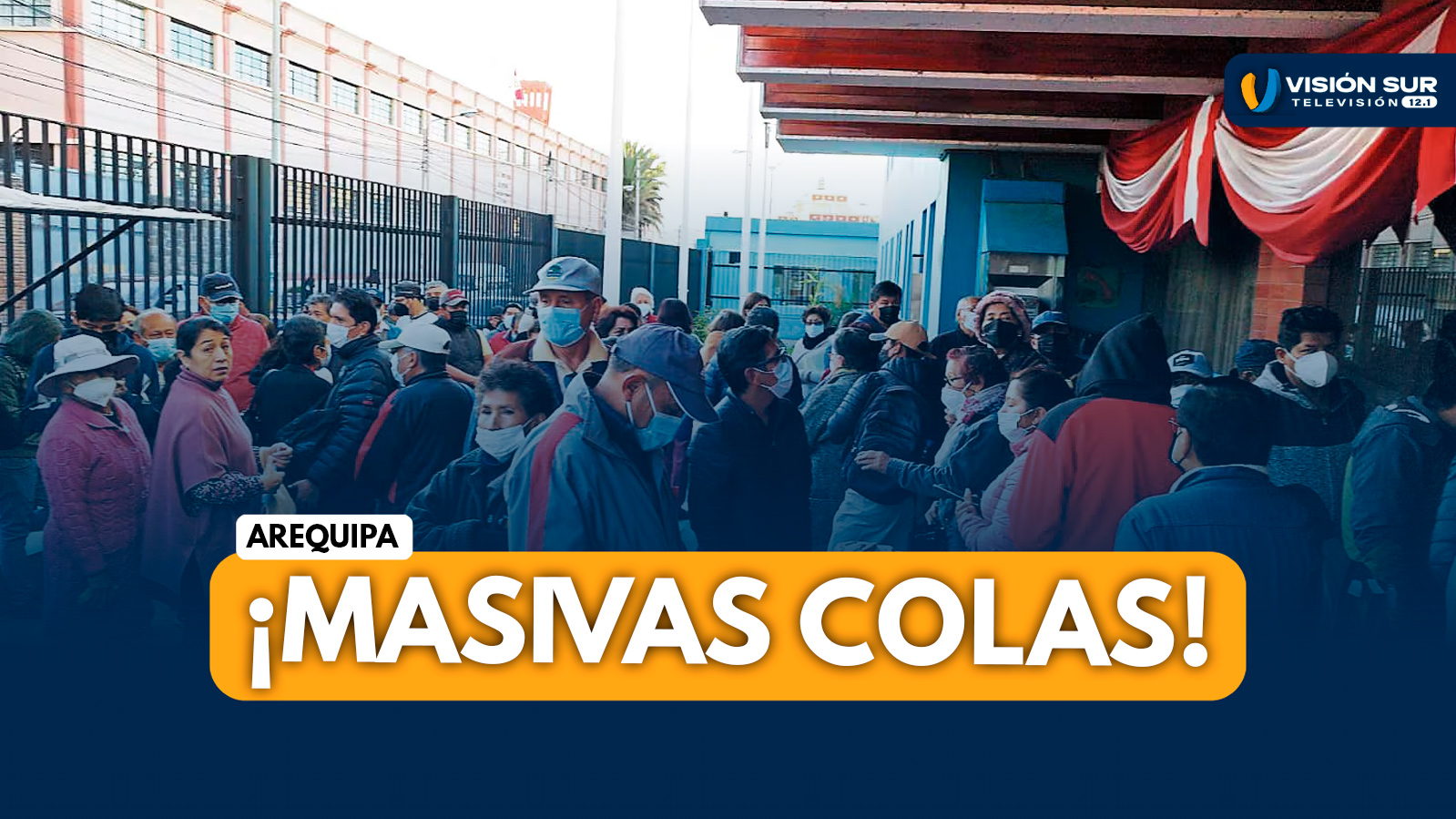 AREQUIPA: MASIVAS COLAS EN EL HOSPITAL III YANAHUARA DE ESSALUD POR FALTA DE CITAS MÉDICAS