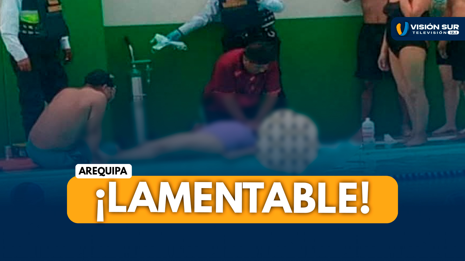AREQUIPA: MUJER MUERE AHOGADA EN LA PISCINA MUNICIPAL JORGE CHÁVEZ EN EL DISTRITO DE PAUCARPATA