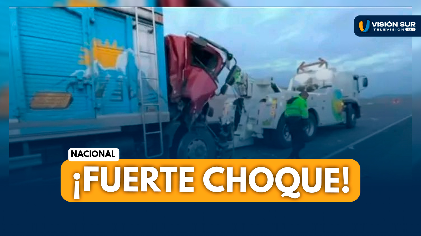 NACIONAL: ACCIDENTE EN LA PANAMERICANA NORTE DEJA UN CONDUCTOR HERIDO EN HUARMEY