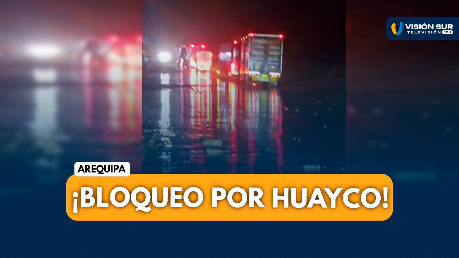 AREQUIPA: HUAYCO BLOQUEA LA PANAMERICANA SUR EN CHALA Y PONE EN PELIGRO A CONDUCTORES Y PASAJEROS
