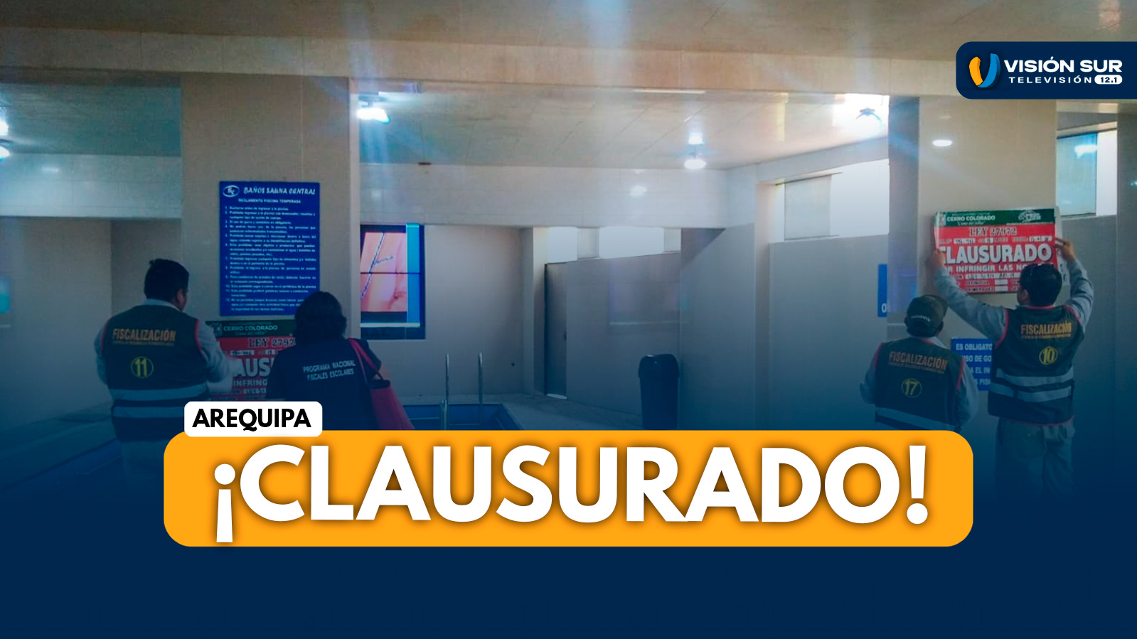 AREQUIPA: CLAUSURAN PISCINA DE SAUNA CENTRAL POR GRAVES FALTAS SANITARIAS Y DE SEGURIDAD