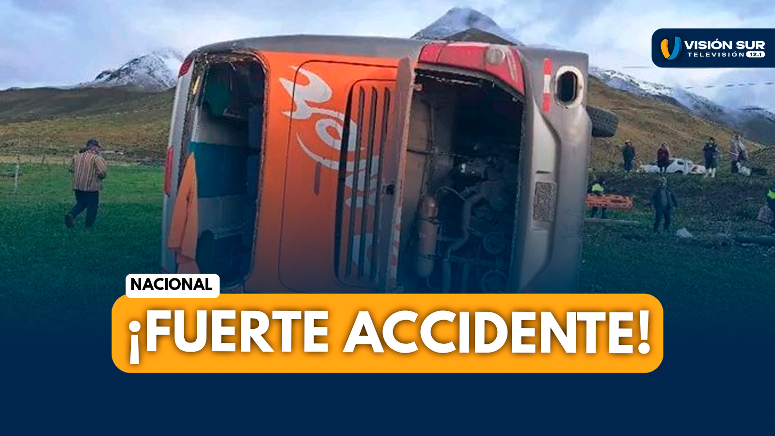 NACIONAL: ACCIDENTE EN LA VÍA JULIACA–CUSCO: BUS DE LA EMPRESA POWER SE DESPISTA Y VUELCA CERCA DE LA RAYA