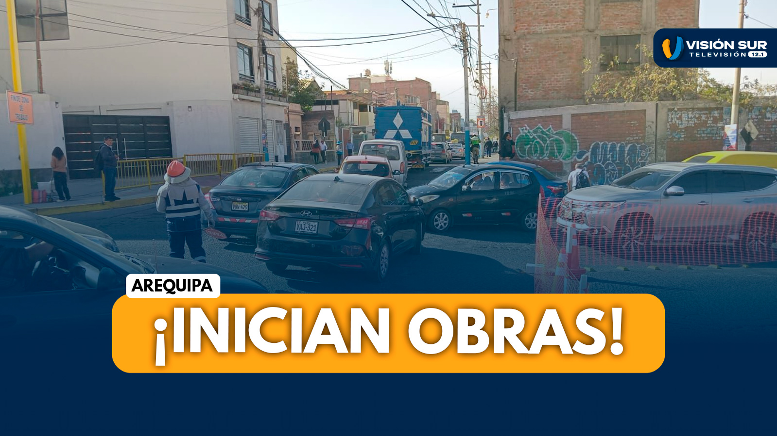 AREQUIPA: CIERRAN CARRIL DE BAJADA EN LA AV. JUAN DE LA TORRE POR OBRAS DE REPARACIÓN VIAL