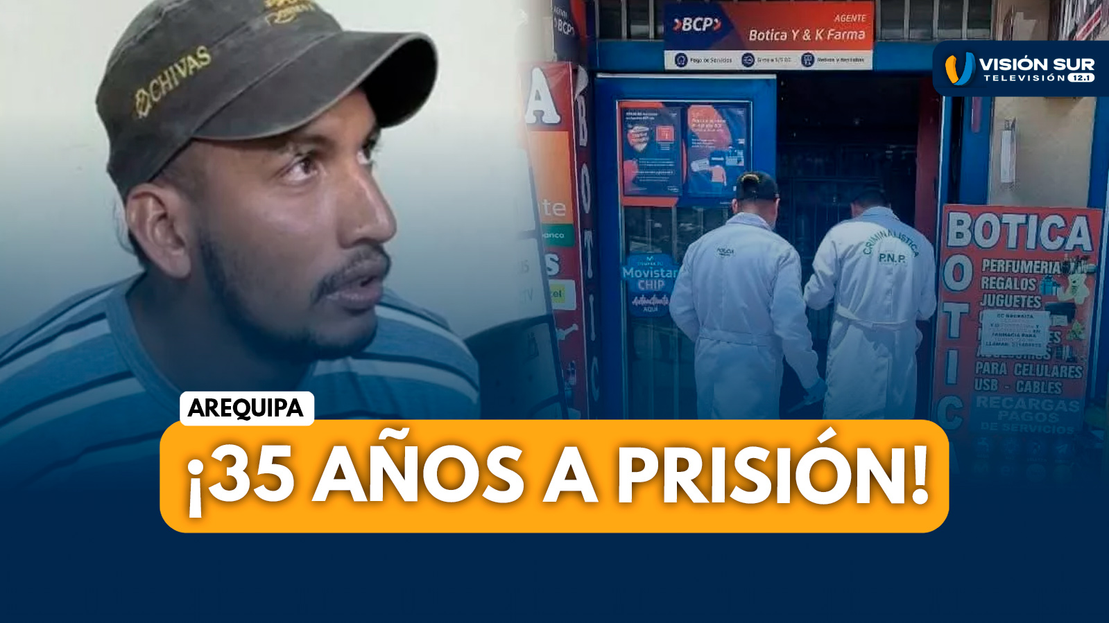 AREQUIPA: CONDENAN A 35 AÑOS DE PRISIÓN A EXTRANJERO POR FEMINICIDIO DE JOVEN FARMACÉUTICA