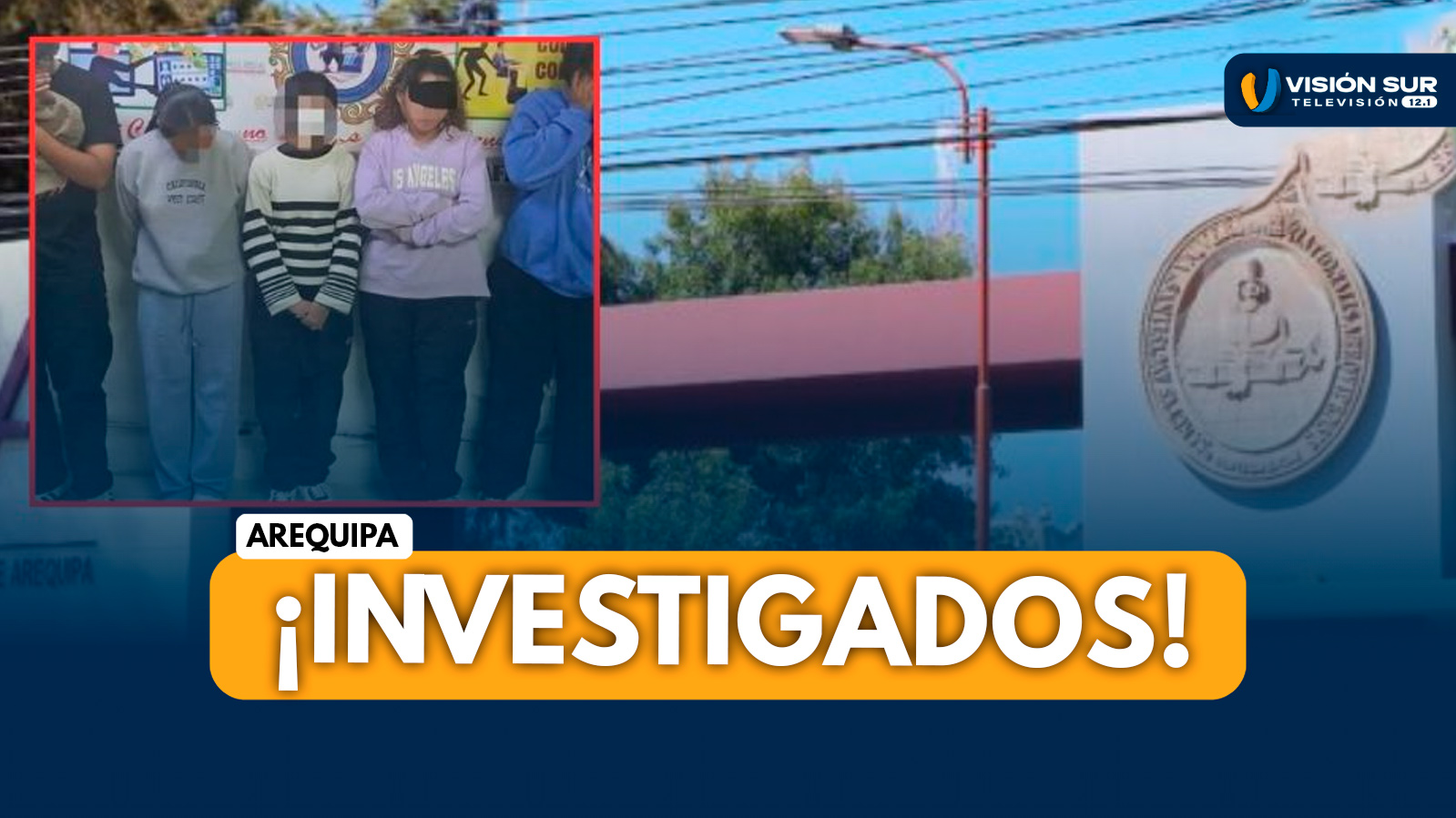 AREQUIPA: POLICÍA INVESTIGA PRESUNTA RED DE FRAUDE TRAS DETENCIÓN DE JÓVENES EN EXAMEN DE ADMISIÓN DE LA UNSA