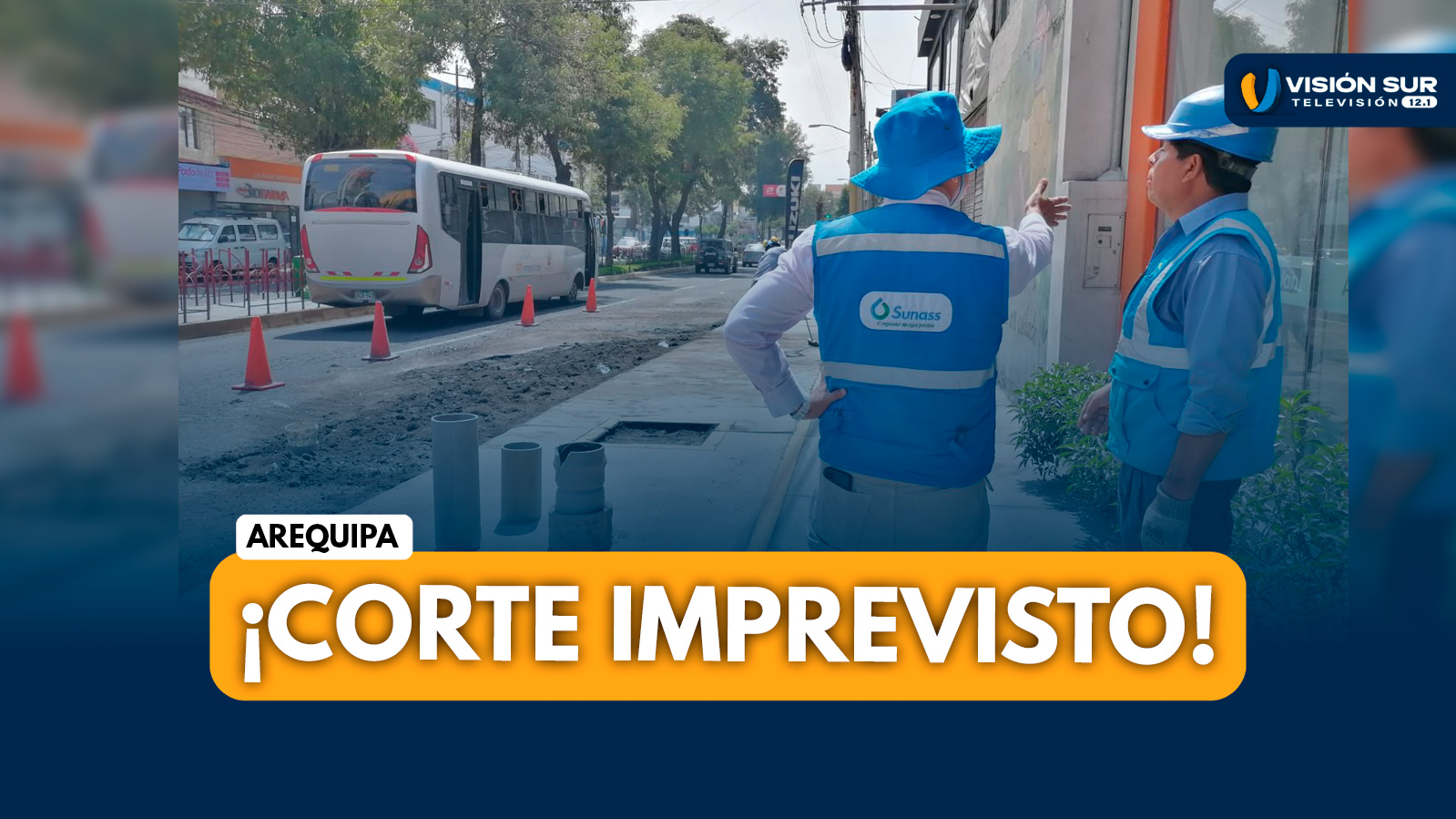 AREQUIPA: CORTE IMPREVISTO DE AGUA POTABLE AFECTA A MÁS DE 5 MIL VIVIENDAS EN PAUCARPATA