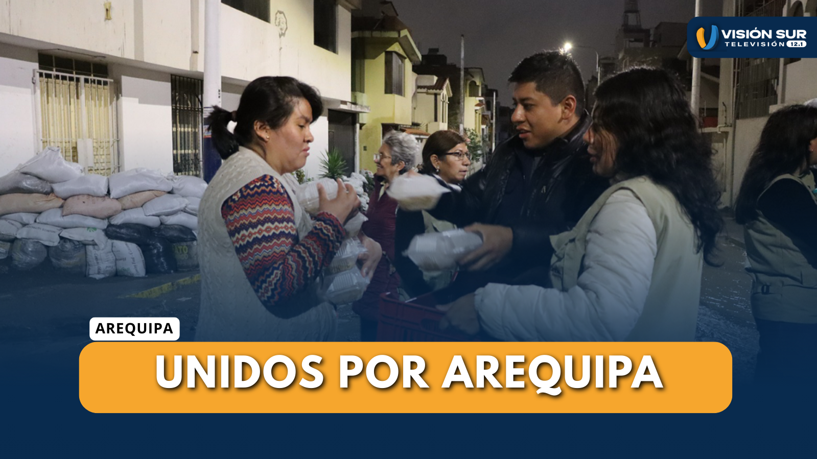 AREQUIPA SE UNE PARA LLEVAR AYUDA A FAMILIAS DAMNIFICADAS POR LAS LLUVIAS