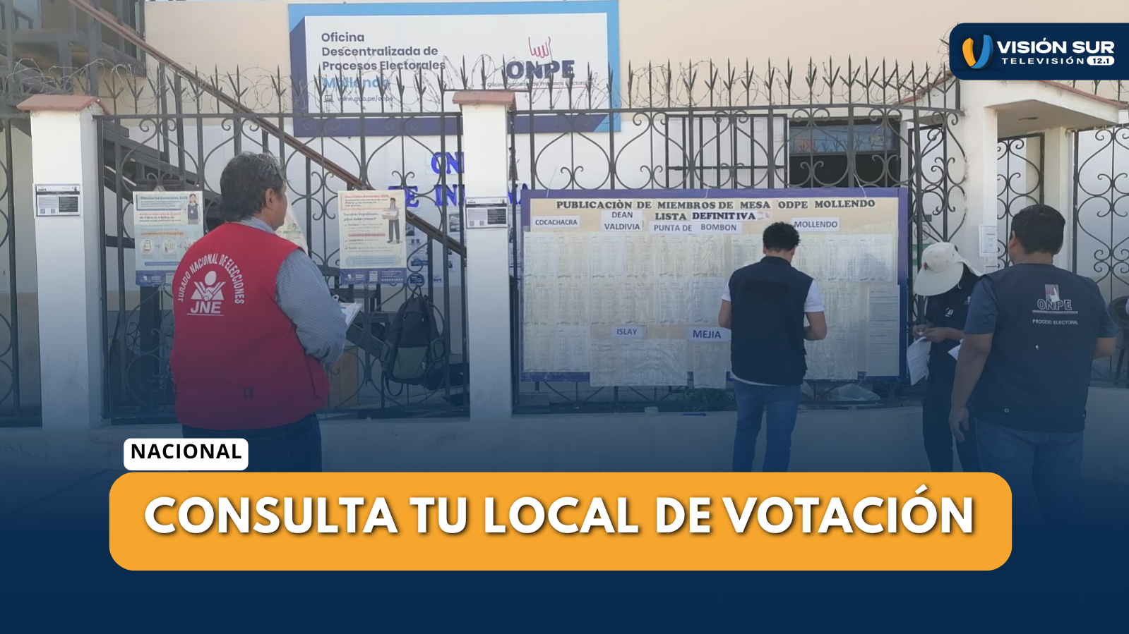 CONOCE TU LOCAL DE VOTACIÓN AQUÍ