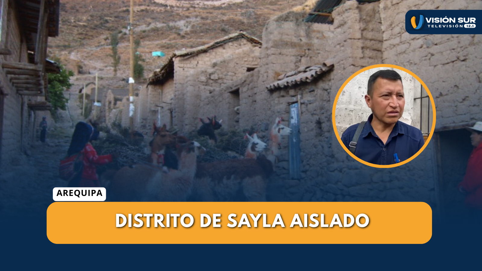 DISTRITO DE SAYLA AISLADO POR LAS LLUVIAS Y CON COLEGIOS SIN ATENDER