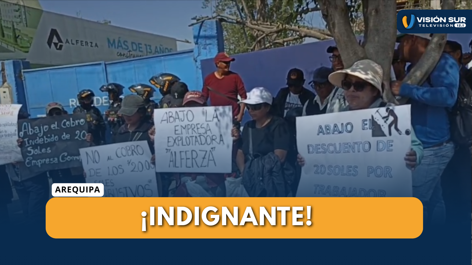 OBREROS DENUNCIAN COBRO SEMANAL DE S/20 PARA UTILIZAR HERRAMIENTAS EN OBRA