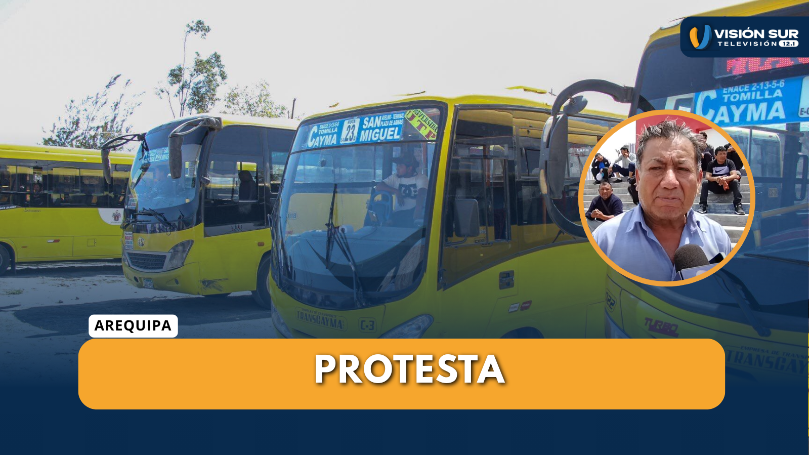 TRANSPORTISTAS DE CAYMA PROTESTAN POR ALZA DEL COMBUSTIBLE