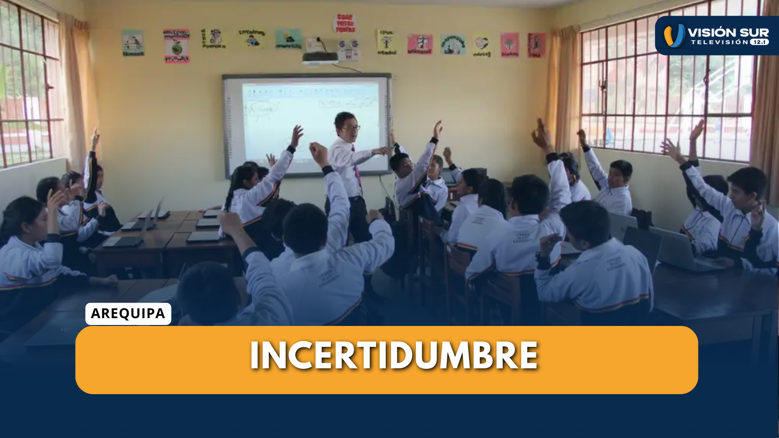 INICIO DE CLASES EN COLEGIOS PÚBLICOS DE AREQUIPA AÚN NO SE DEFINE