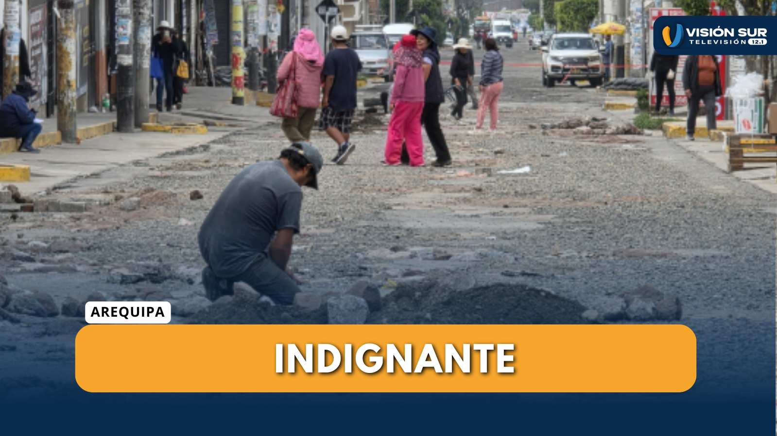 SOLO 5 % DE VÍAS DAÑADAS HAN SIDO RECUPERADAS EN LA MARGEN DERECHA DE CERRO COLORADO