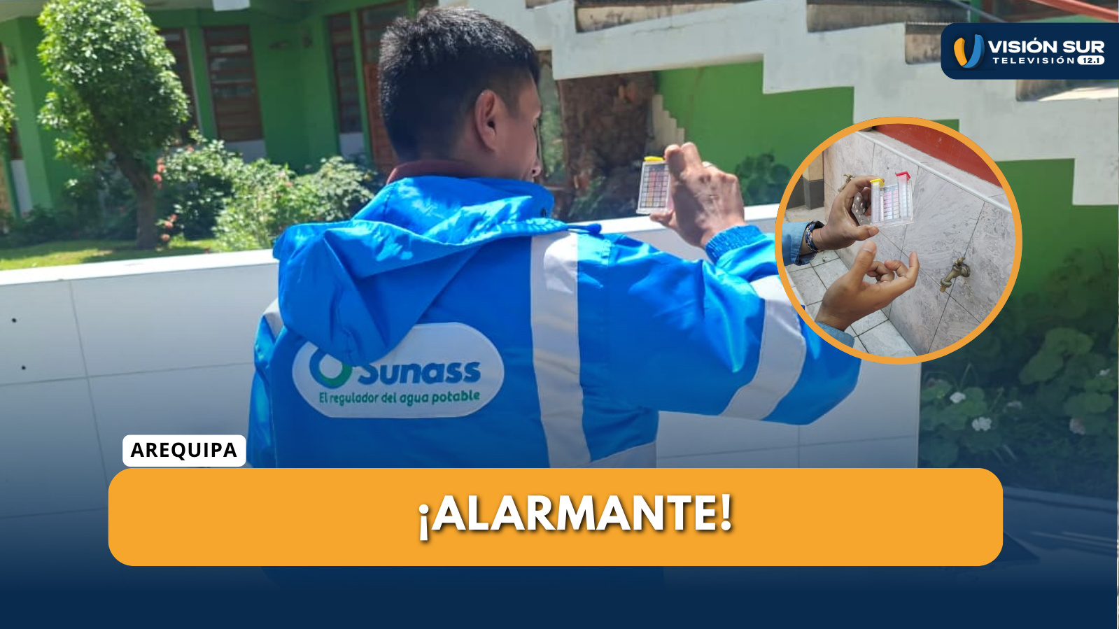 SUNASS DETECTA DEFICIENCIAS EN CALIDAD DE AGUA EN COLEGIOS