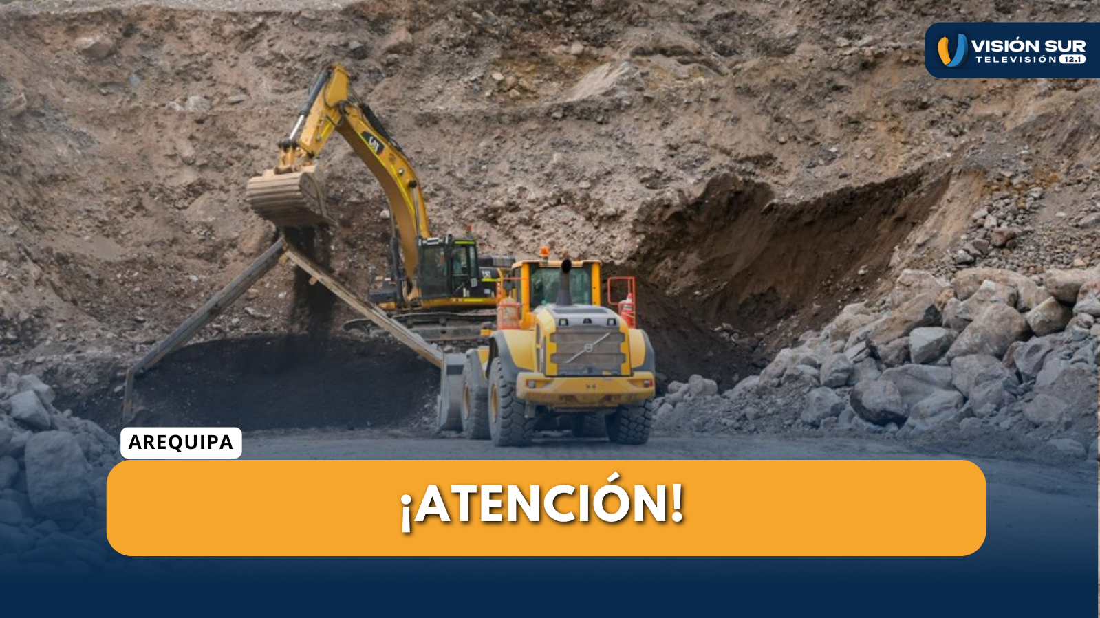 GRA RETOMA TRABAJOS EN CARRETERA CAYMA – CABRERÍAS – PAMPA CAÑAHUAS