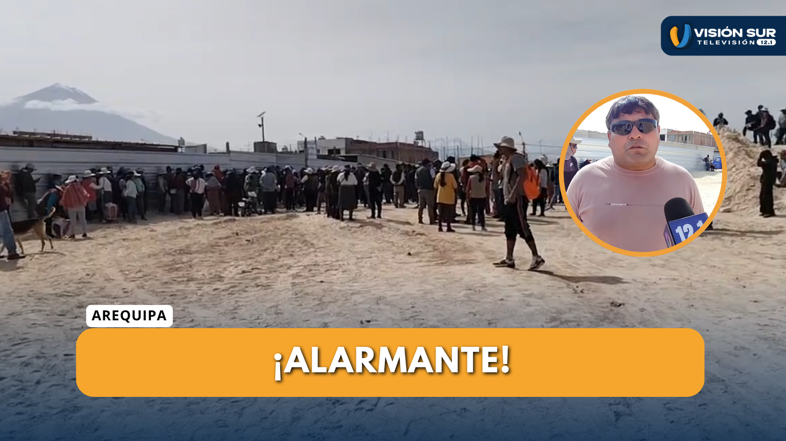 PADRES DE FAMILIA Y OBREROS SE ENFRENTAN POR PARALIZACIÓN DE OBRA DE COLEGIO APIPA III EN CERRO COLORADO