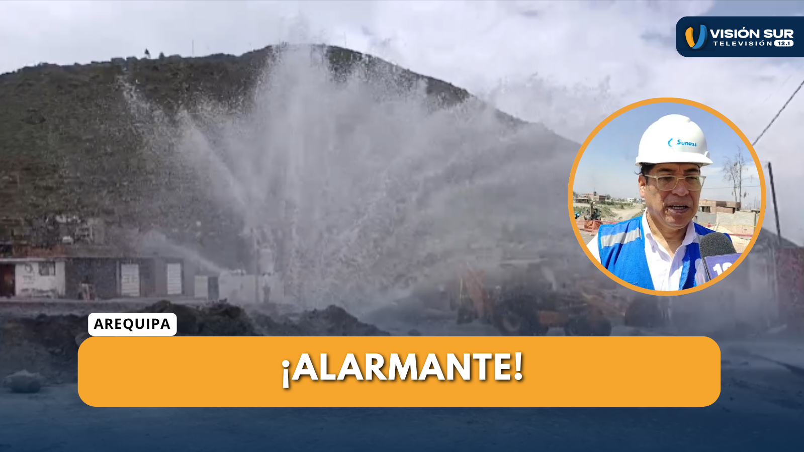 MÁS DE 52 MIL PERSONAS SIN AGUA EN CERRO COLORADO Y YURA TRAS ROTURA DE TUBERÍA MATRIZ