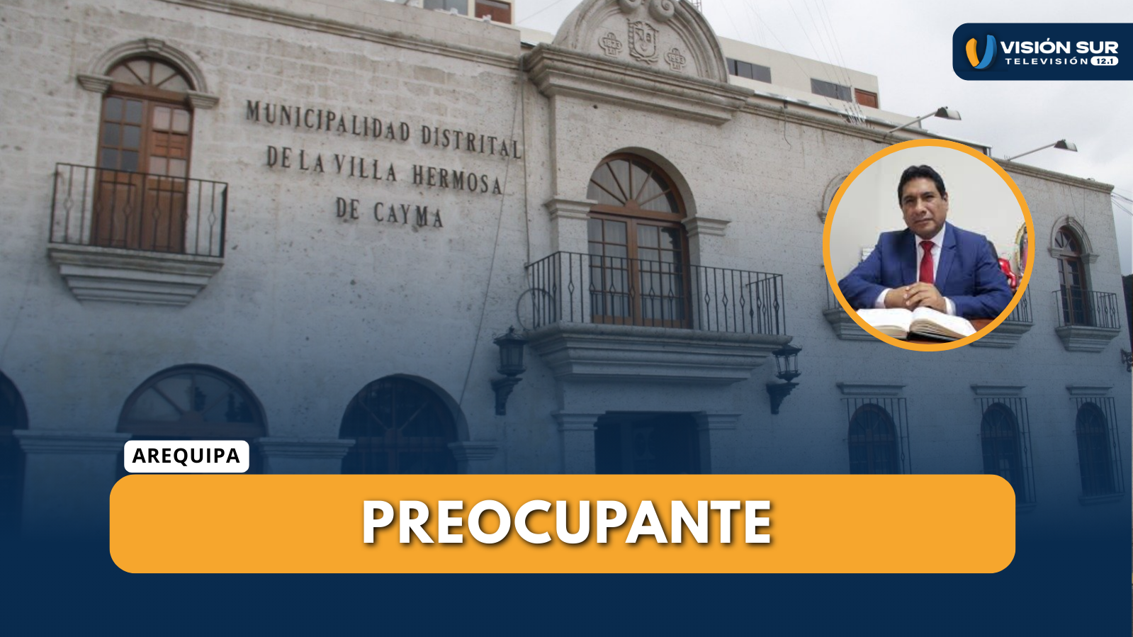 DISTRITO DE CAYMA EN ALERTA PRESUPUESTAL