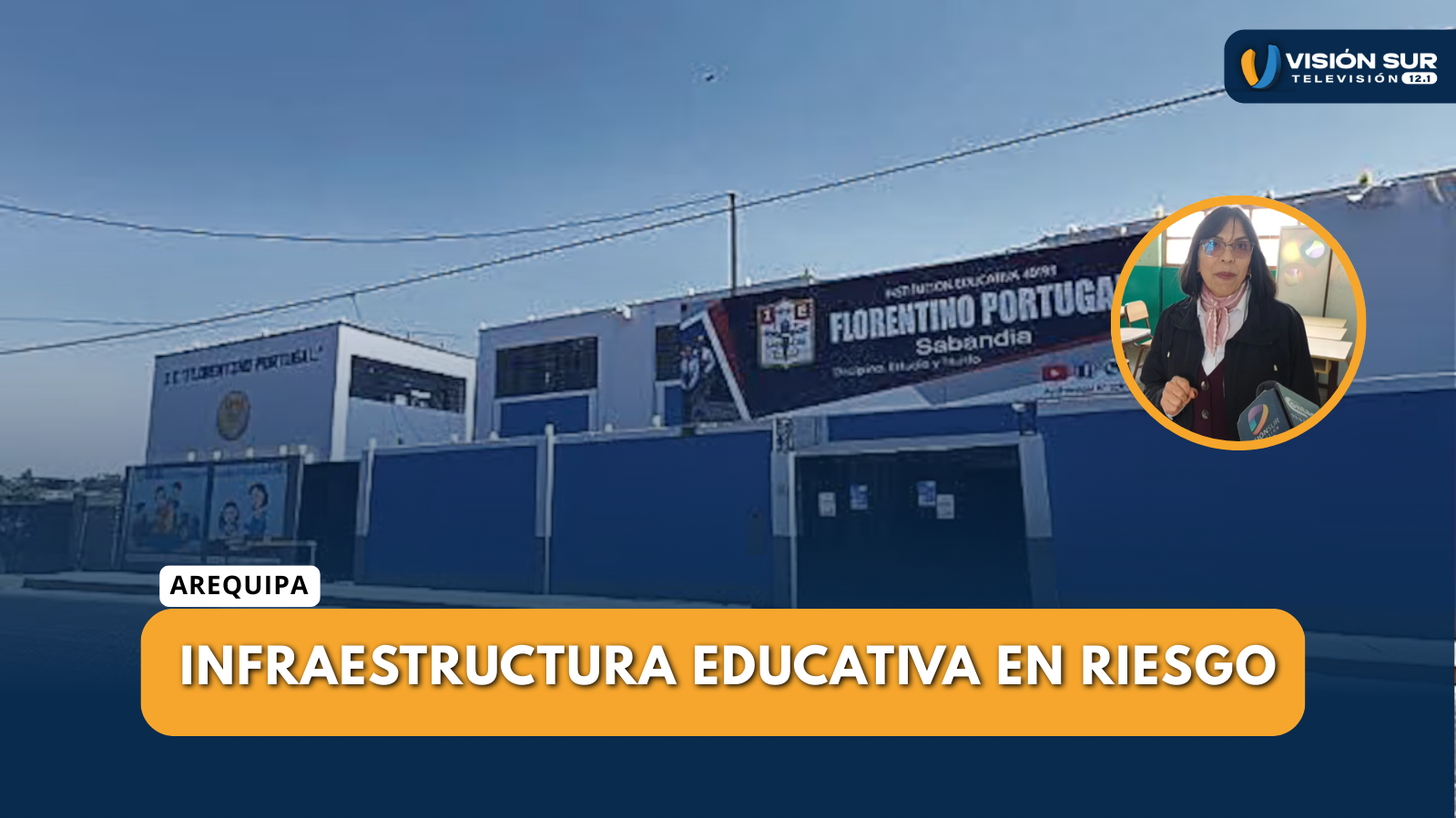 LLUVIAS DEJAN AL DESCUBIERTO DETERIORO EN COLEGIO FLORENTINO PORTUGAL