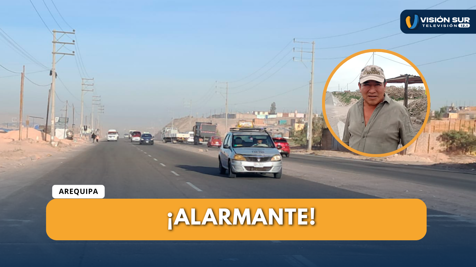 DENUNCIAN DEFICIENTE TRANSPORTE PÚBLICO Y DETERIORO DE VÍA EN AUTOPISTA AREQUIPA–LA JOYA