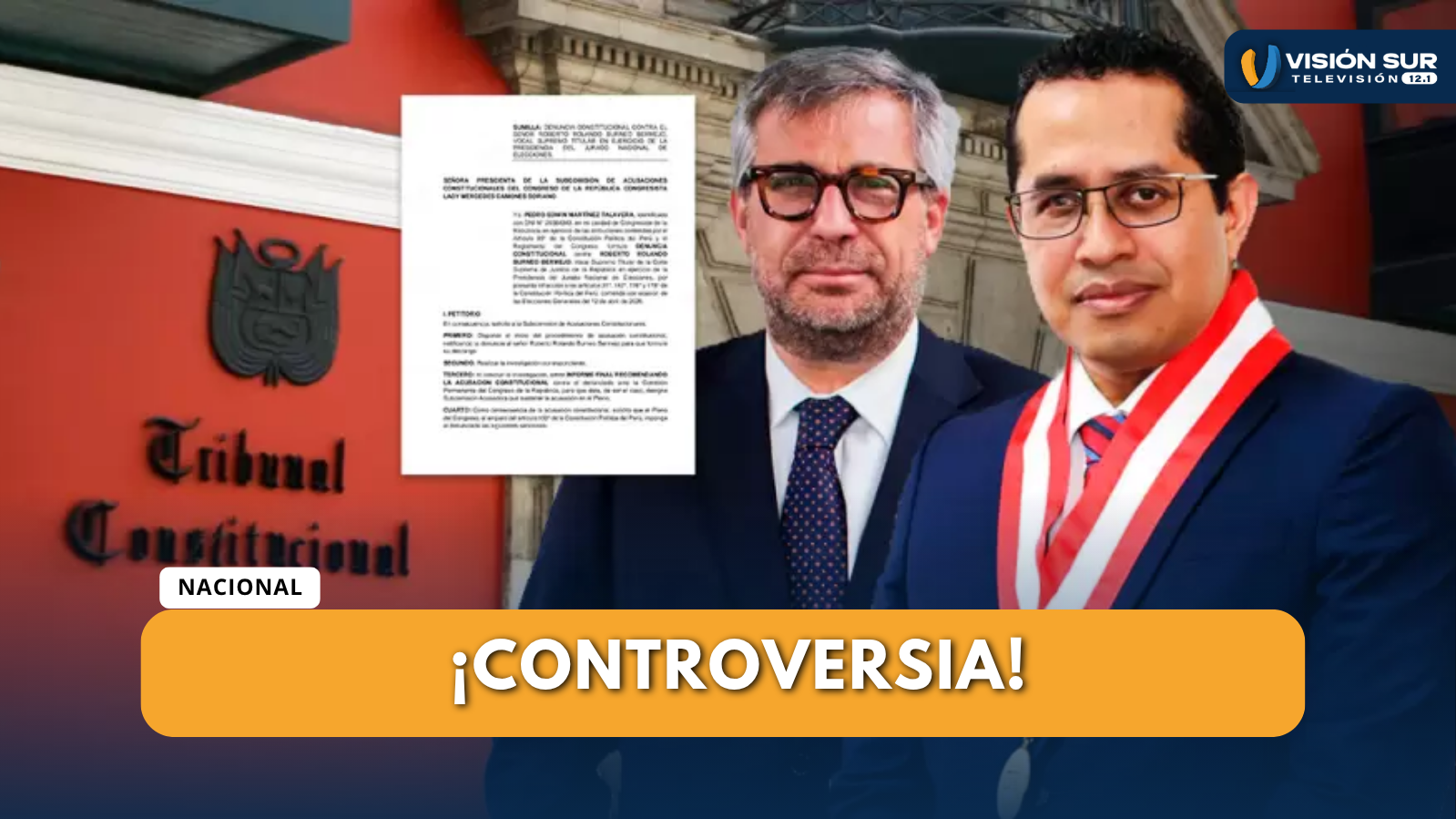 EL CONGRESISTA EDWIN MARTÍNEZ DENUNCIA A JEFES DEL JNE Y LA ONPE POR FALLAS EN LAS ELECCIONES