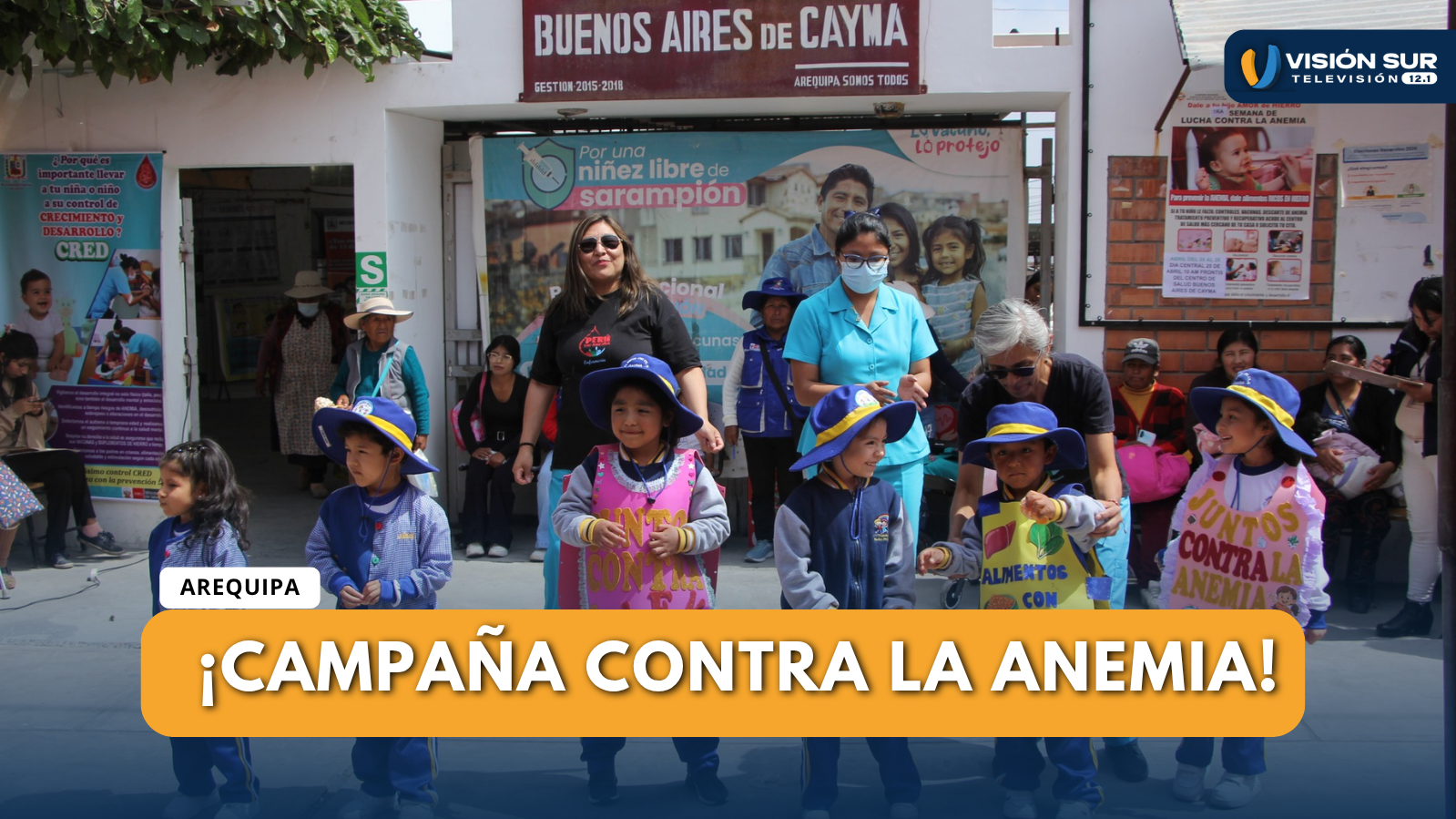 CAYMA: INICIAN CAMPAÑA CONTRA LA ANEMIA INFANTIL