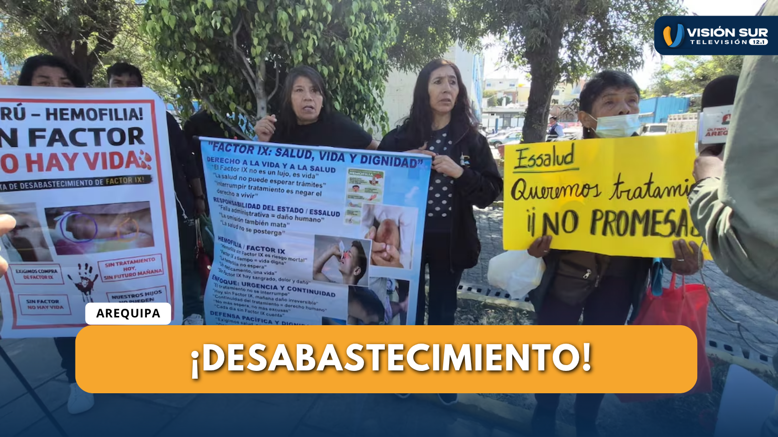 PACIENTES CON HEMOFILIA ADVIERTEN QUE FALTA DE MEDICAMENTO YA LOS LIMITA PARA CAMINAR EN AREQUIPA