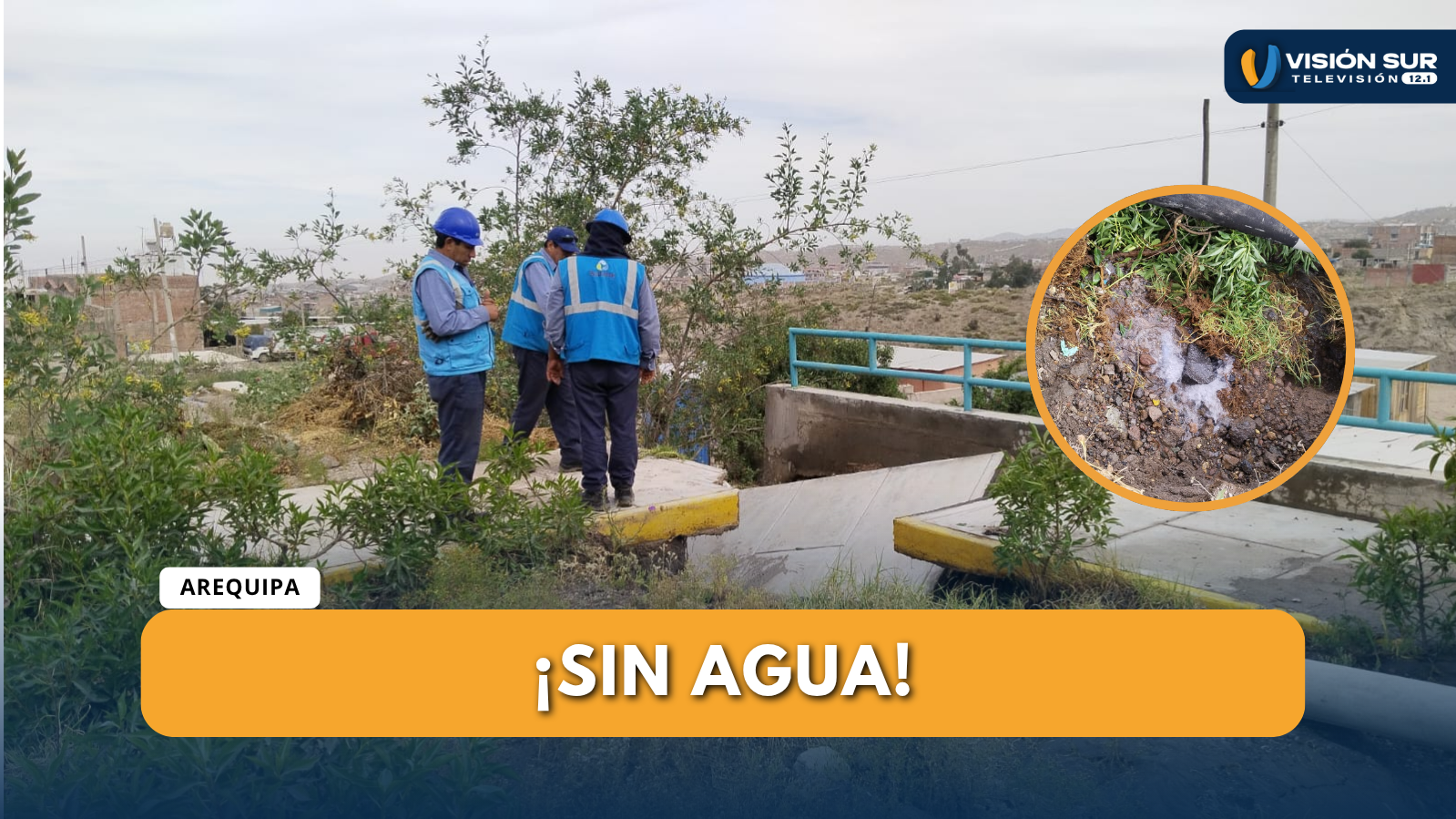 ROTURA DE TUBERÍA DE AGUA POTABLE AFECTARÁ A GRAN PARTE DEL CONO NORTE