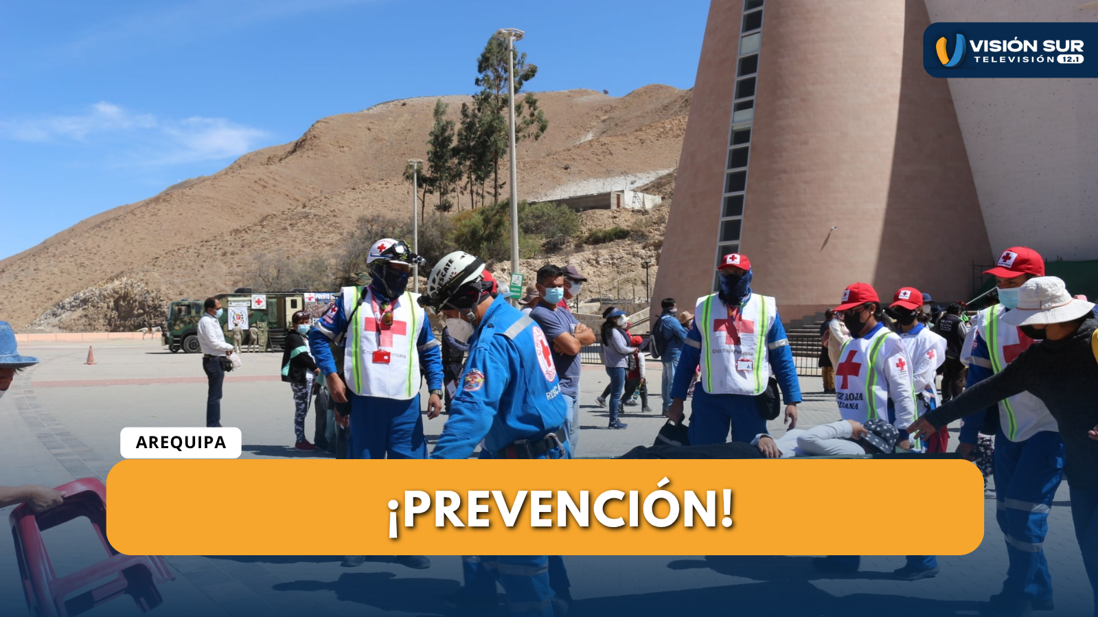 MÁS DE 100 VOLUNTARIOS DE LA CRUZ ROJA BRINDARÁN ATENCIÓN DURANTE PEREGRINACIÓN A CHAPI 