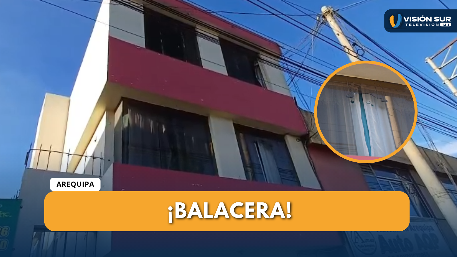 ATACAN VIVIENDA CON 17 DISPAROS EN LA AV. GUARDIA CIVIL