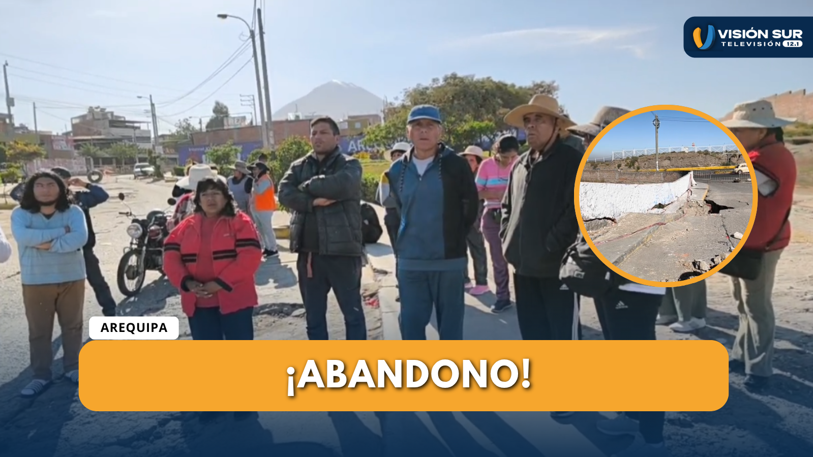 POBLADORES DEL DISTRITO DE CAYMA PROTESTAN POR DEMORA EN REHABILITACIÓN DEL PUENTE SOL DE ORO 